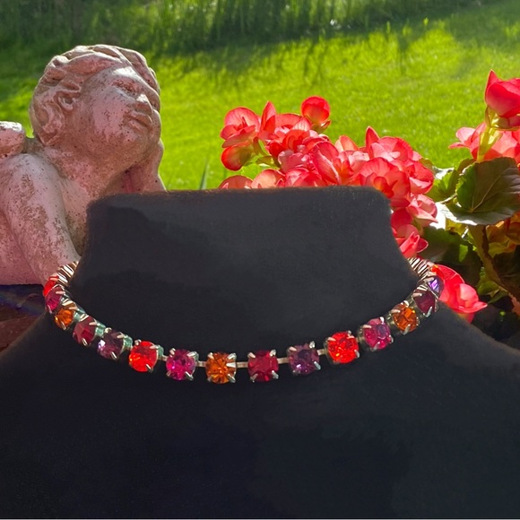 Swarovski Fun Size Crystal Collar Necklace - Picture 1 of 5